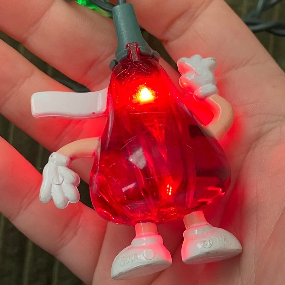 Hersheys Kisses Green and Red‎ Light Strand